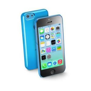 Funda Iphone 5c Cellular Line Azul Plastico